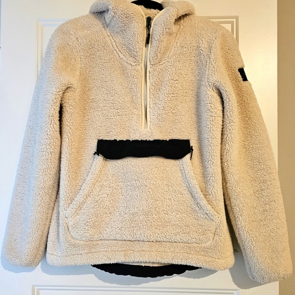 The North Face Tops - North Face Campfire Women's Hoodie Sherpa 1/2 Zip Pullover sz small